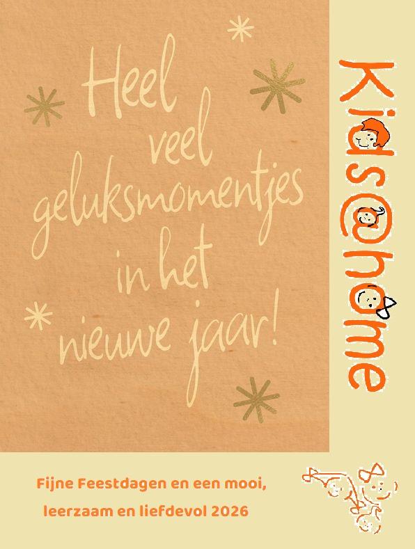 Fijne Feestdagen en een Liefdevol 2026 gewenst!